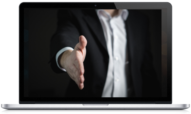 Macbookpro with handshake